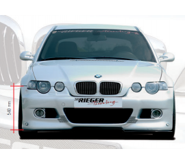 Бампер передний BMW 3er E46 02.02- compact RIEGER