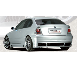 Юбка заднего бампера BMW 3er E46 02.02- compact RIEGER