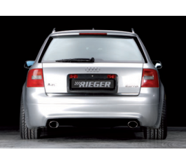 Юбка заднего бампера Audi A6 C5 4B 05.97-06.01 универсал RIEGER