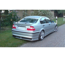 Юбка заднего бампера BMW 3er E46 02- седан RIEGER