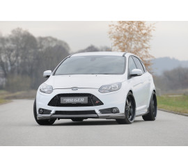 Юбка переднего бампера Carbon-Look для Ford Focus 3 ST 2012-
