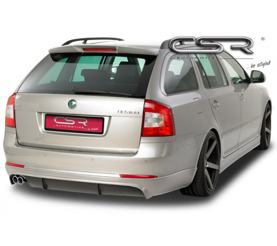 Юбка заднего бампера Skoda Octavia 2 c 09-
