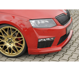 Юбка переднего бампера Skoda Oktavia 3 RS 5E