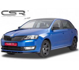 Спойлер сплиттер переднего бампера Skoda Rapid ( NH) с 2012