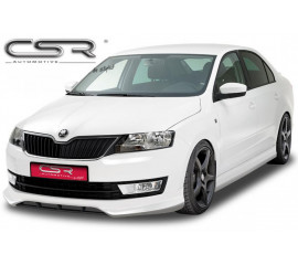 Юбка накладка переднего бампера Skoda Rapid ab 2012