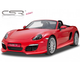 Юбка накладка переднего бампера Porsche Boxster 981 с 2012