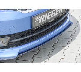 Сплиттер Skoda Rapid (NH) 2012- для юбки переднего бампера Rieger 00079020