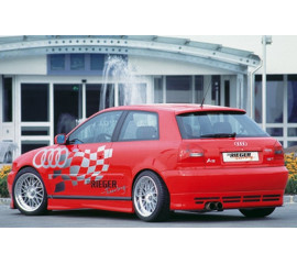 Юбка заднего бампера Audi A3 8L RIEGER