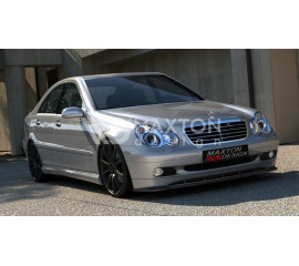 Сплиттер переднего бампера Mercedes C-Class W203