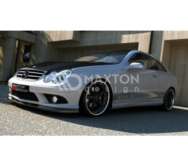 Сплиттер переднего бампера Mercedes CLK W209 AMG