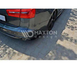 Сплиттер заднего бампера на Audi A6 C7 S-line