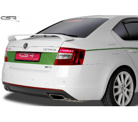Спойлер высокий на крышку багажника Skoda Octavia 3 