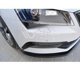 Декоративные накладки на бампер для Skoda Superb 3 (2015)