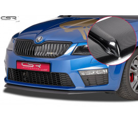 Сплиттер переднего бампера на Skoda Oktavia 3 Typ 5E