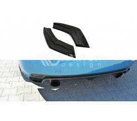 Сплиттер заднего бампера (левый+правый) на Subaru Impreza WRX STI 2009-2011