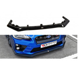 Сплиттер переднего бампера Subaru WRX STI острый