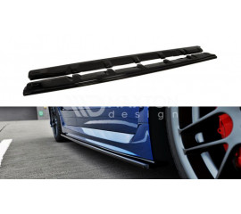 Накладки на пороги на SUBARU impreza WRX STI