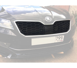 Решётка радиатора Skoda Superb 3 соты в стиле RS