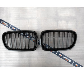 Решётки радиатора BMW X3 F25 X4 F26 10-14 M-Look сдвоенные