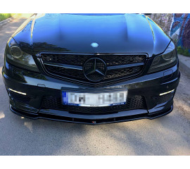 Сплиттер передний Mercedes-Benz AMG C63 W204 рестайл