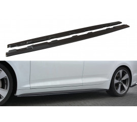 Комплект накладок на пороги (лезвия) для Audi A5 S-line Sportback