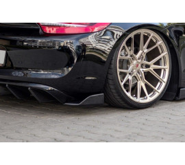 Сплиттер заднего бампера (левый+правый) на Porsche Cayman Mk2 981C