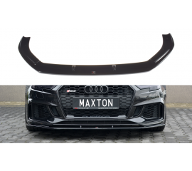 Сплиттер переднего бампера Audi RS3 8V Sportback рестайл