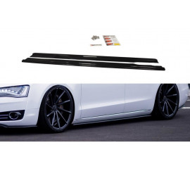 Накладки лезвия под пороги Audi A8 D4
