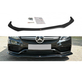 Сплиттер переднего бампера Mercedes C63 AMG
