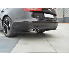 Сплиттер заднего бампера Audi A6 C7 дорест.