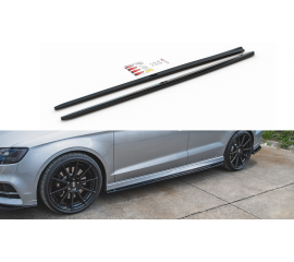 Сплитетры лезвия порогов Audi S3 8V седан рест.