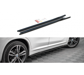 Сплиттеры лезвия порогов BMW X1 F48 M-Pack