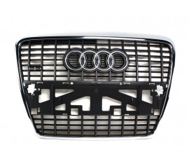 Решетка радиатора Audi A6 C6 4F с эмблемой S-Line оригинальная