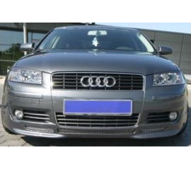 Юбка переднего бампера Audi A3 8P -05 RIEGER