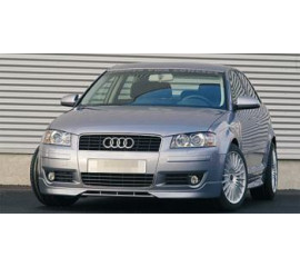 Юбка переднего бампера Audi A3 8P -05 RIEGER
