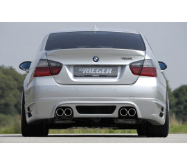 Юбка заднего бампера BMW 3er E90 335i  03.05- седан/ E91 335i  08.05- фаэтон RIEGER