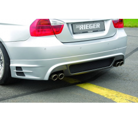 Юбка заднего бампера BMW 3er E90 335i 03.05- седан/ E91 335i 08.05- фаэтон Carbon-Look RIEGER